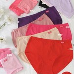 名兰雅芝大码妈咪内裤女牛奶丝不闷热地摊货简约亲肤舒适透气三角