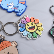 pvc软胶钥匙扣定制谷美动漫应援周边可爱卡通钥匙扣diy包包小挂件