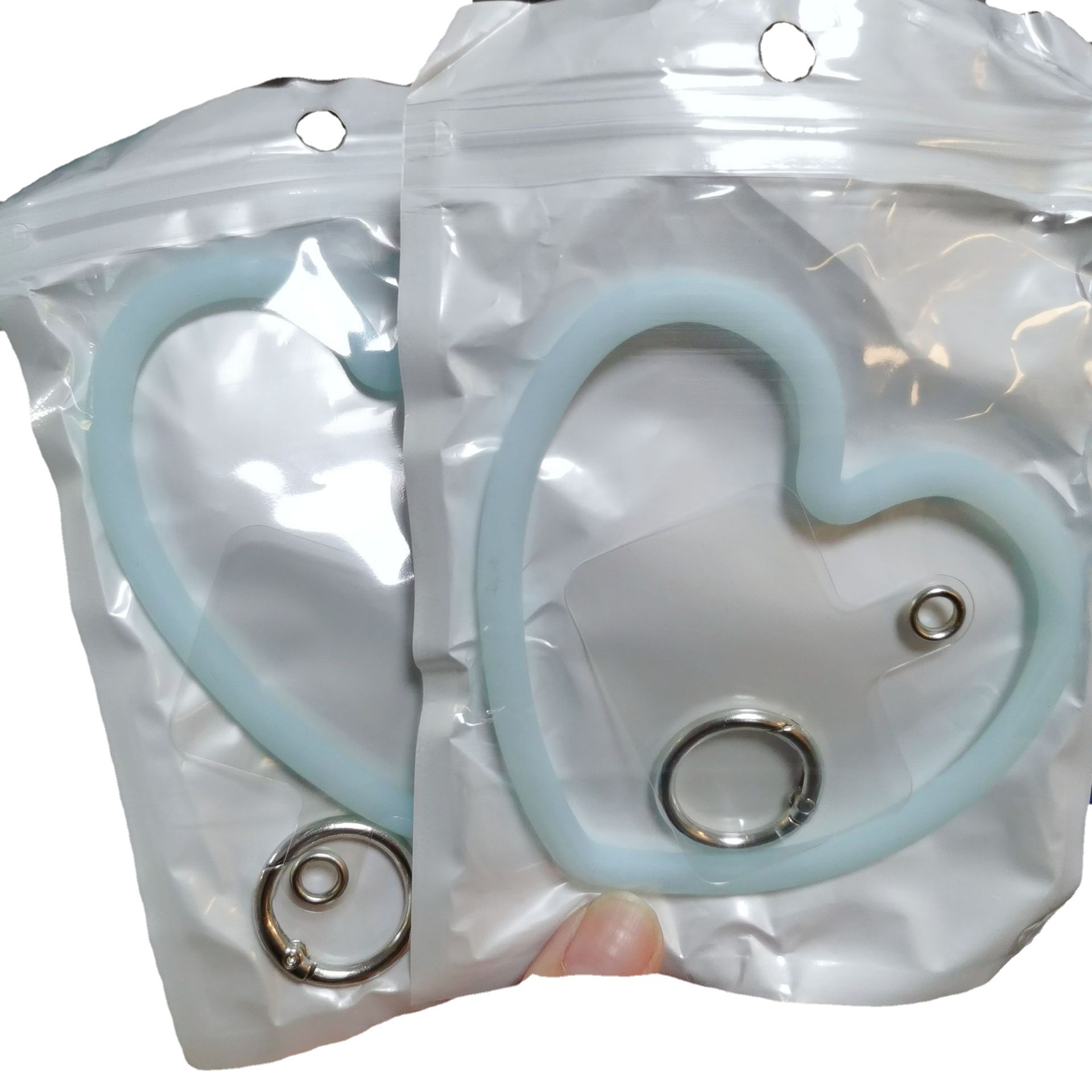 Nuevos productos personales de amor pulsera pulsera pulsera de silicona líquida para todos los accesorios de caso de teléfono móvil colgante cuerda de pérdida