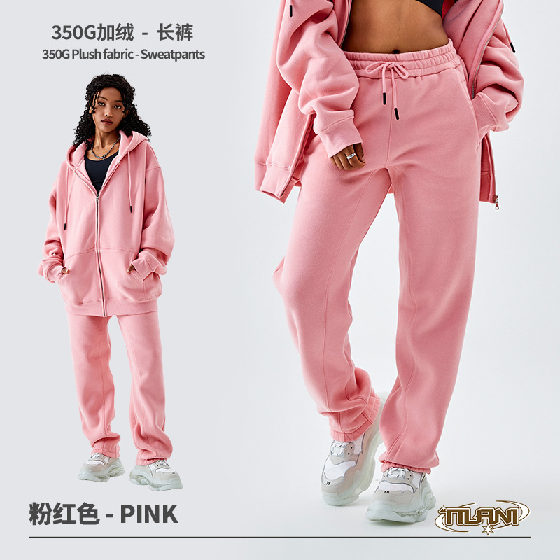 TILANI suéter de los hombres transfronteriza traje deportivo casual moda suéter de color sólido de los hombres y las mujeres simple cremallera Sudadera con capucha