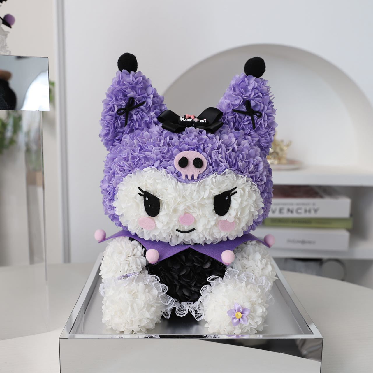 거울 보라색 머리 Kulomi