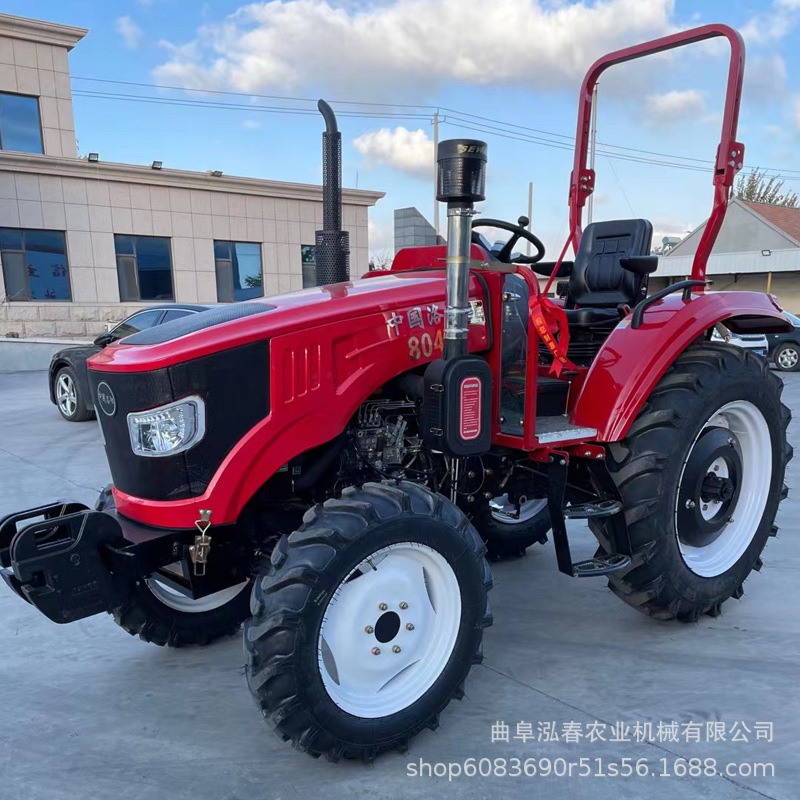 504大棚王山地耕地机柴油四轮旋耕机轮式拖拉机水旱两用农用四驱