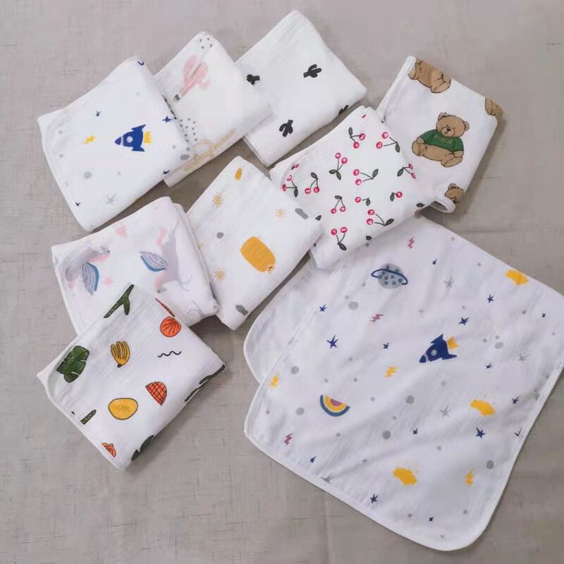 Gauze Towel Children Adult Pure Cotton Face Wash Household Large Super Soft Rectangular Baby's Burp Towel