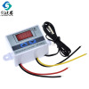 Digital thermostat, thermometer, switch key, laptop, temperature control