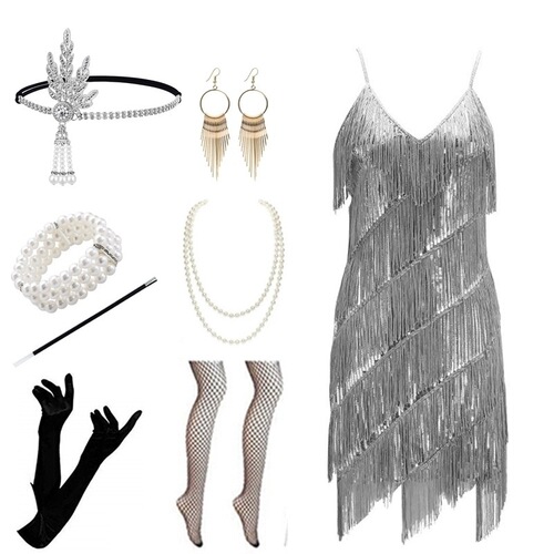 New Arrival Latin Dance Dress for Adults — Sparkling Sequin Strappy Tassel Design for Latin Stage Performances