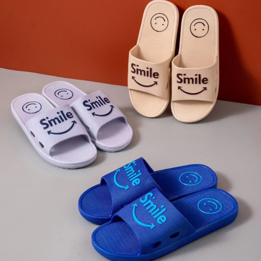 喜步佳夏季新款简约男士拖鞋防滑耐磨好质量塑料吹气男拖鞋批发