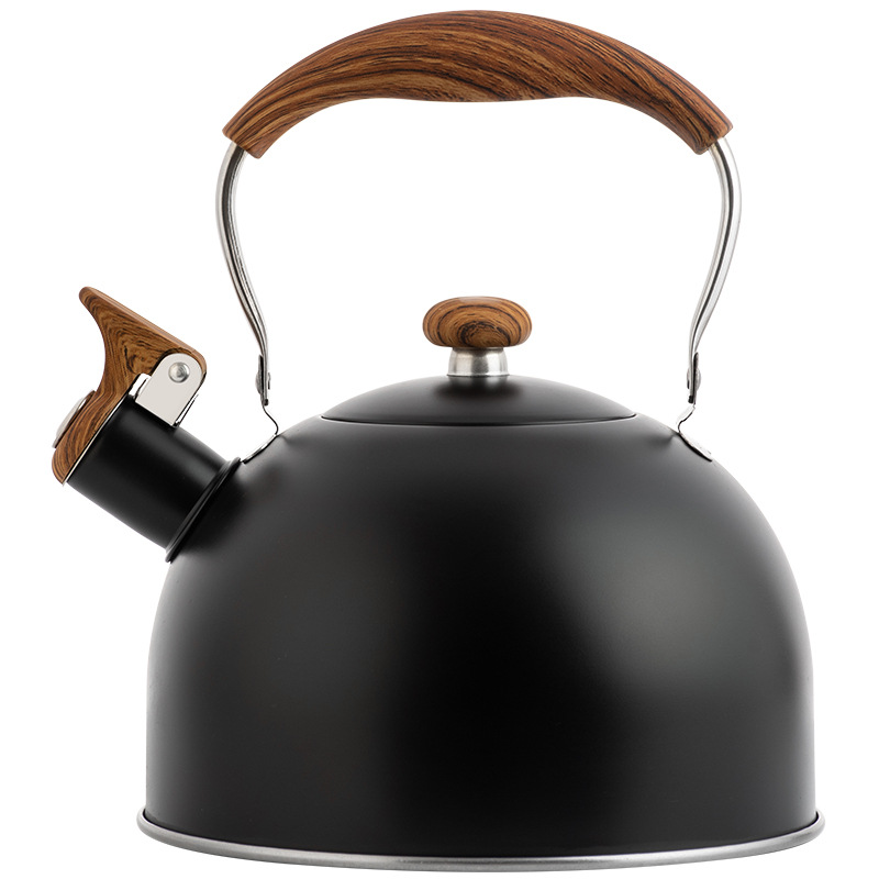 Amazon hervidor de silbato transfronterizo Amazon Negro silbato hervidor Deseo café té hervidor de agua hirviendo 5L