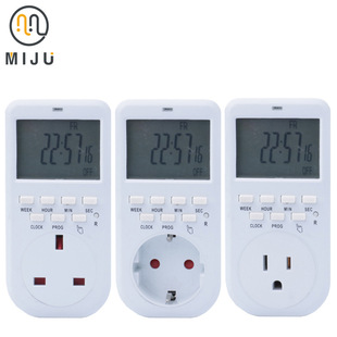 Cross-Border National Standard Timed Socket Eu Smart Electronic Time and Space Switch Timer Power Supply Smart Timer