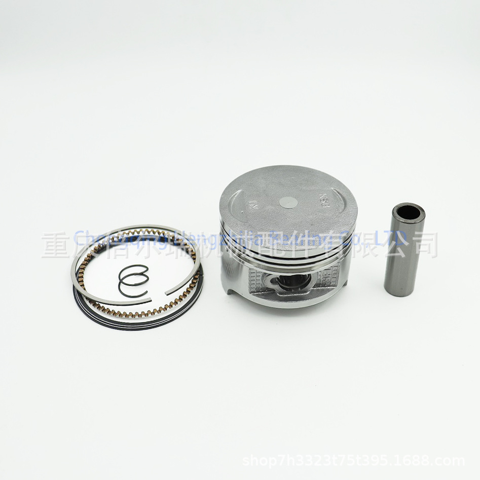 CG200 conjunto de pistón de motocicleta con pin de pistón de anillo de pistón