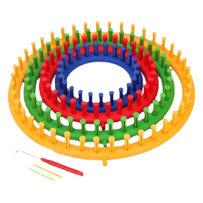 Bricolaje herramienta de tejer a mano de lana sombrero Castillo máquina de tejer suéter redondo máquina de tejer artefacto