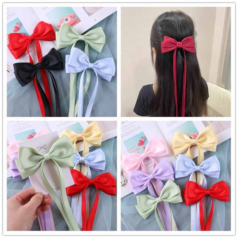 Summer quilted hairgrip with bow
