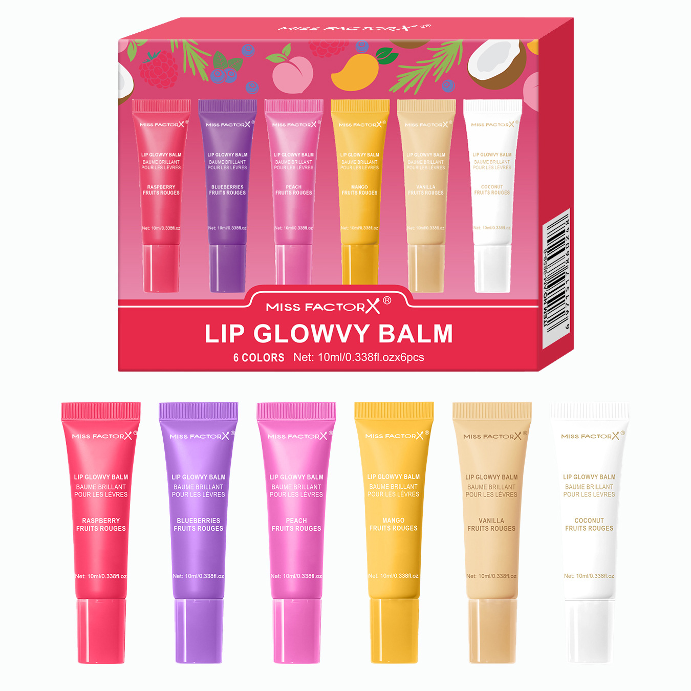 Cross-border Exclusive 6-Pack Moisturizing Oil, Glossy Primer, Essential Lip Oil Set For Autumn And Winter Care_voghion.com