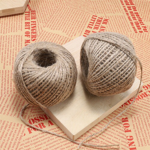 DIY beading materials 1-2mm fine hemp rope braided hemp rope garden decoration cross-border supply bundling rope