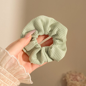 Anillo de cabello perezoso coreano cuerda de cabeza intestino grande niñas de alto nivel de la sensación de cabello de alta elasticidad correa de cabello de cabello super grande