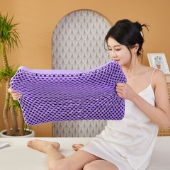 果膠枕 洗える波型多機能マッサージ枕 TPE通気性ネックプロテクター