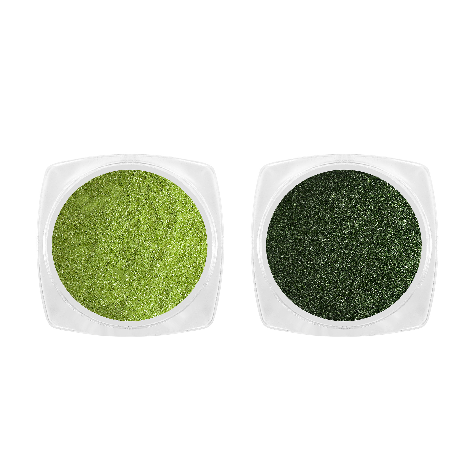 Popular en línea popular verde espejo mágico Rosa verde manzana verde espejo harina verano fresco uñas brillo al por mayor