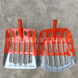 Agricultural Thickened Flat Head Round Head Hollow-out Corn Spade Remove Corn Shovel Hoe Walnut Shovel Special Hollow-out Spade