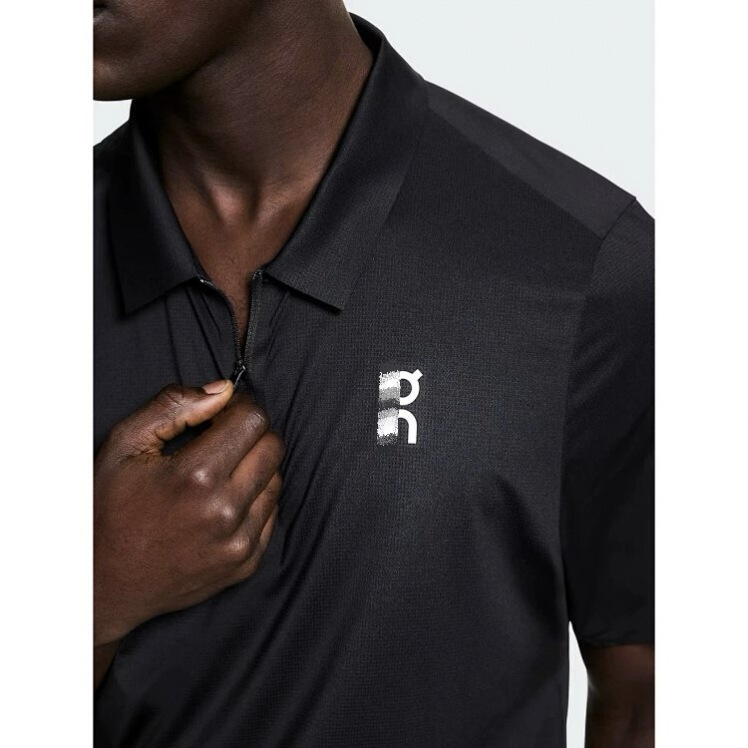 Quick-Drying Technology # O "Traceless Adhesive" Lightweight Quick-Drying Half-Zip Polo Shirt Summer Short-Sleeved T-Shirt Quick-Drying Technology # O "Traceless Adhesive" Lightweight Quick-Drying Half-Zip Polo Shirt Summer Short-Sleeved T-Shirt