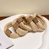 Fashionable cute elastic durable hair rope, with little bears, no hair damage, simple and elegant design