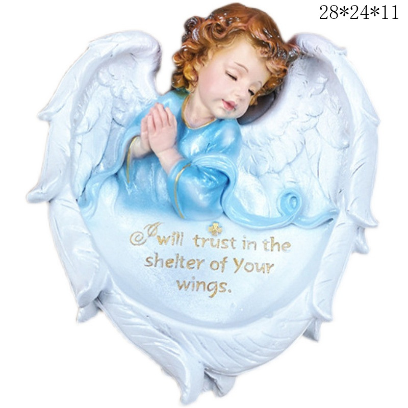 Envío gratis 30cm decoración artesanal estatua de luz de Joseph Wang decoración de figura de la familia sala de estar