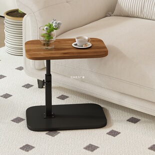 Wooden Lifting Sofa Side Table Side Cabinet Bedside Table Coffee Table Living Room Small Table Side Cabinet Bedside Table Storage Rack