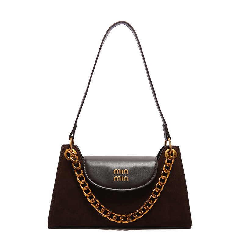 Bolsas de moda retro esmeriladas de moda de otoño de mujeres bolsas de abrigo informal 2024 nuevo nicho de alta sensación bolsas de hombro