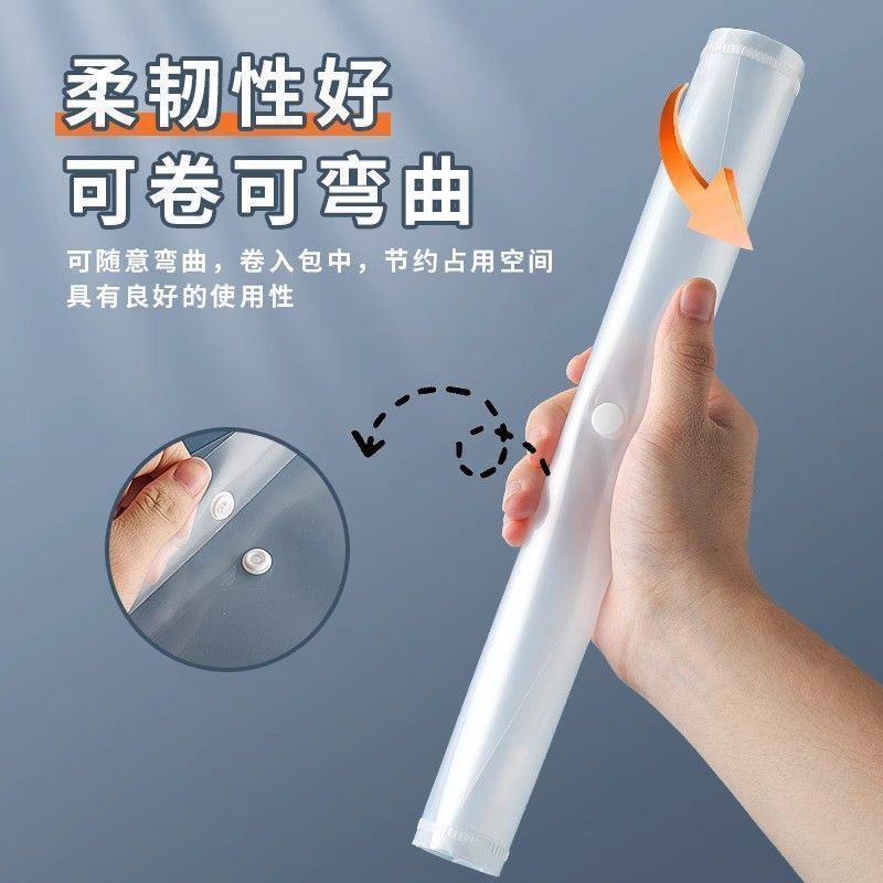 Bolsas de archivos de luz de la mañana A4 etiquetas transparentes bolsas de archivos de plástico bolsas de gran capacidad bolsas de botón para estudiantes