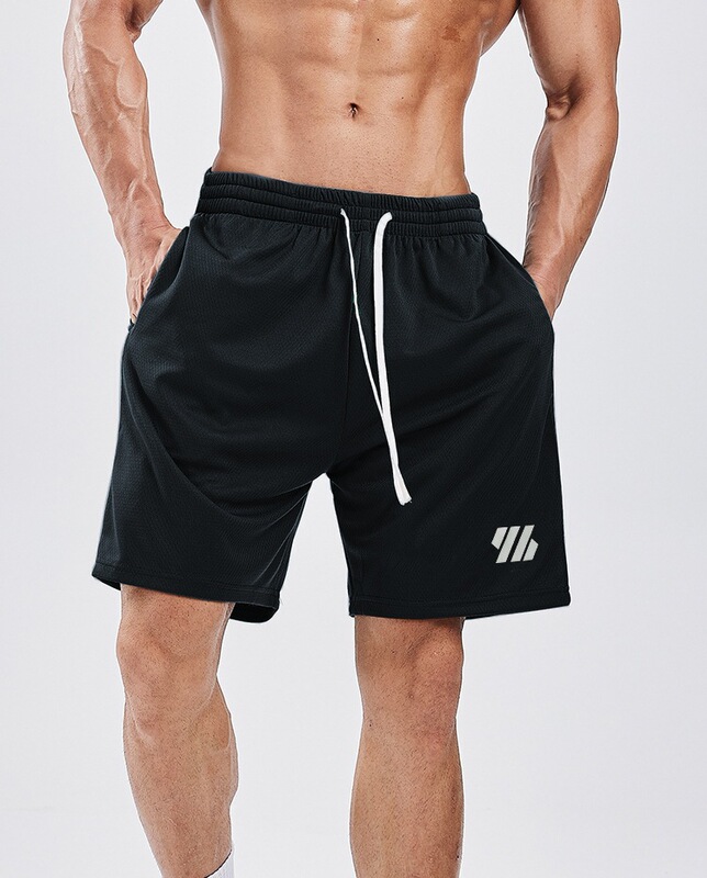Summer Fitness Shorts Men's Sports Pants Running Loose Elastic Quick-drying Pants Soccer Basketball Training Pants