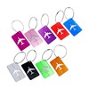 Airplane, metal suitcase, bag, luggage tag, Amazon, aluminum alloy