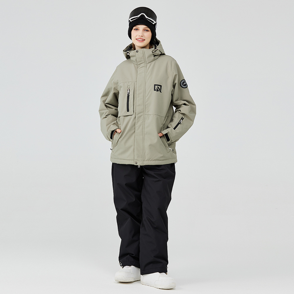 滑雪服男女套装工装款保暖加厚防风韩版单板双板滑雪衣裤新款雪地