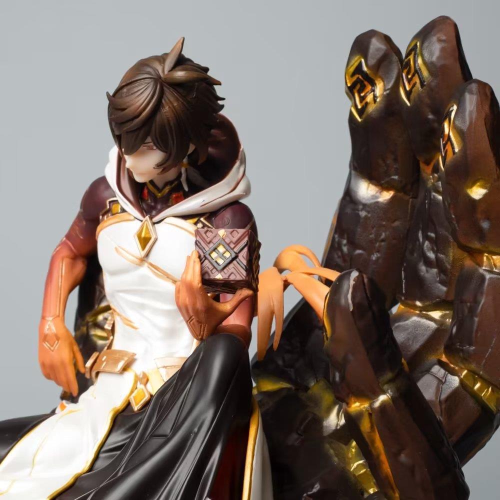 优质版 原神 钟离 神装 GK 尘世可赴 雕像手办 模型摆件批发-阿里巴巴