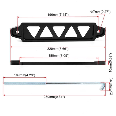 modified battery bracket aluminum alloy Digər kuzov və aksesuarlar