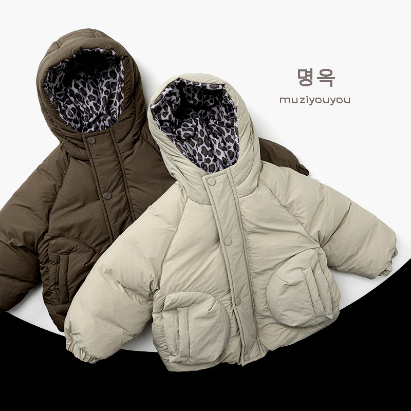 Otoño y invierno nuevo algodón para niños grueso abrigo de algodón chaqueta de algodón para niños y niñas ropa de algodón para niños coreanos abrigo