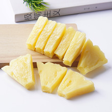 仿真水果凤梨块菠萝块钥匙扣趣味去皮水果块diy手工发夹饰品配件