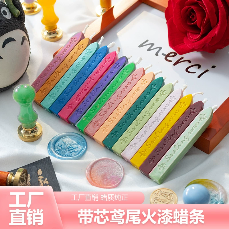 Огненная краска восковая чернильная подушечка ретро огненная краска с сердечником восковая палочка стрелка узор огненная краска воск уплотнительная восковая полоска уплотнительная чернильная подушечка огненная краска печать