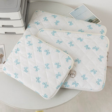 韩版ins风新款格子碎花可爱iPad平板电脑内胆包小众设计保护套