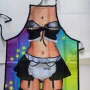外贸卡通个性佣人服围裙