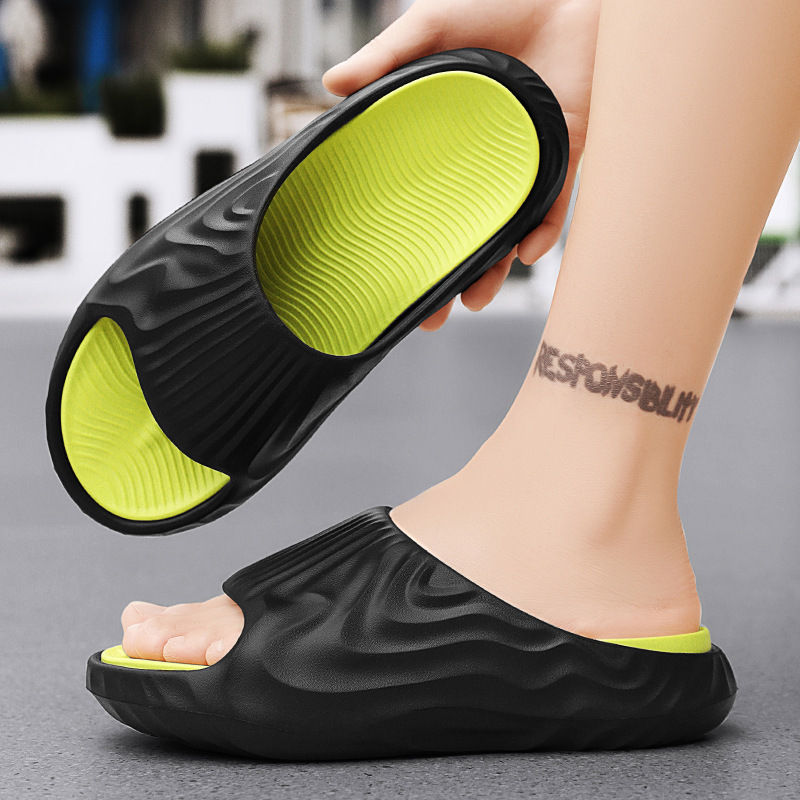 Zapatillas deportivas de tendencia de verano para hombres antideslizantes, zapatillas casuales de playa gruesas, zapatillas de moda para hombres, zapatillas frías de moda