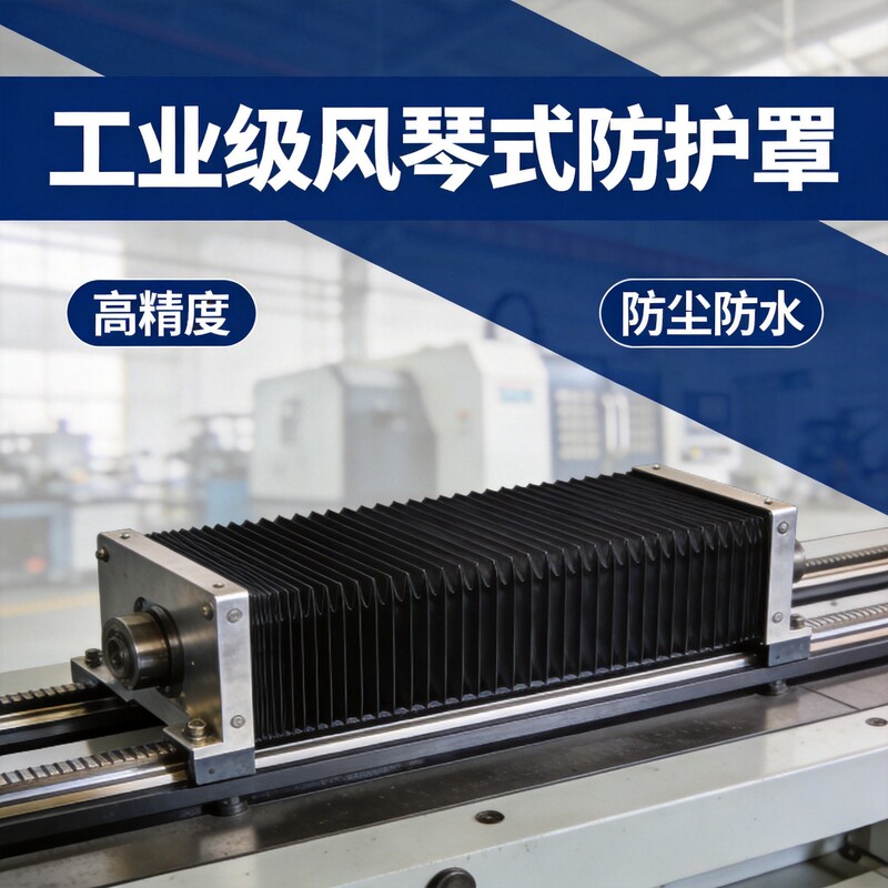 Heat-Resistant Accordion Protective Cover for Cnc Machining Center, Linear Guide Rail Retractable Dust Cover, Machine Tool Protective Cover Heat-Resistant Accordion Protective Cover for Cnc Machining Center, Linear Guide Rail Retractable Dust Cover, Machine Tool Protective Cover