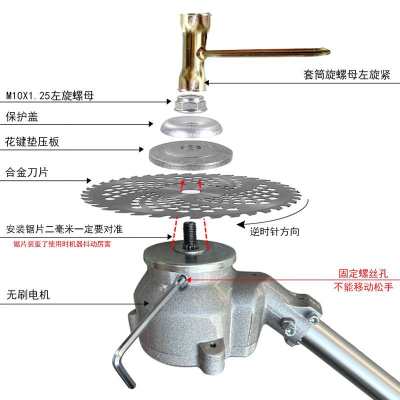 锂电割草机小型家用除草机手持电动打草机园林24V48V60V72V电瓶车