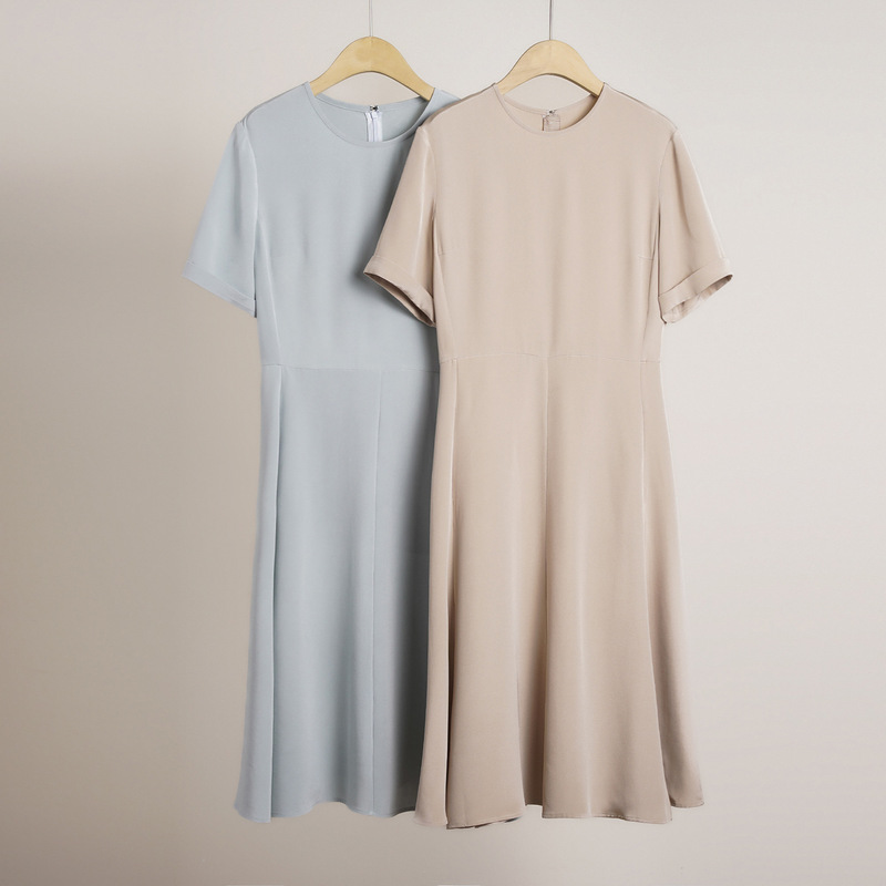 Eternal Classic ~ Italian Gam D6A Grade 100% Mulberry Silk 50mm Heavy Crepe Waist Strappy Dress for Women