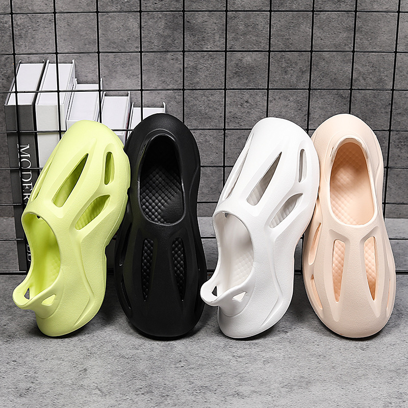 [Cross-border Explosions] EVA Cave Shoes 2022 New Beach Sandals Couples Go Out to Drag Spot