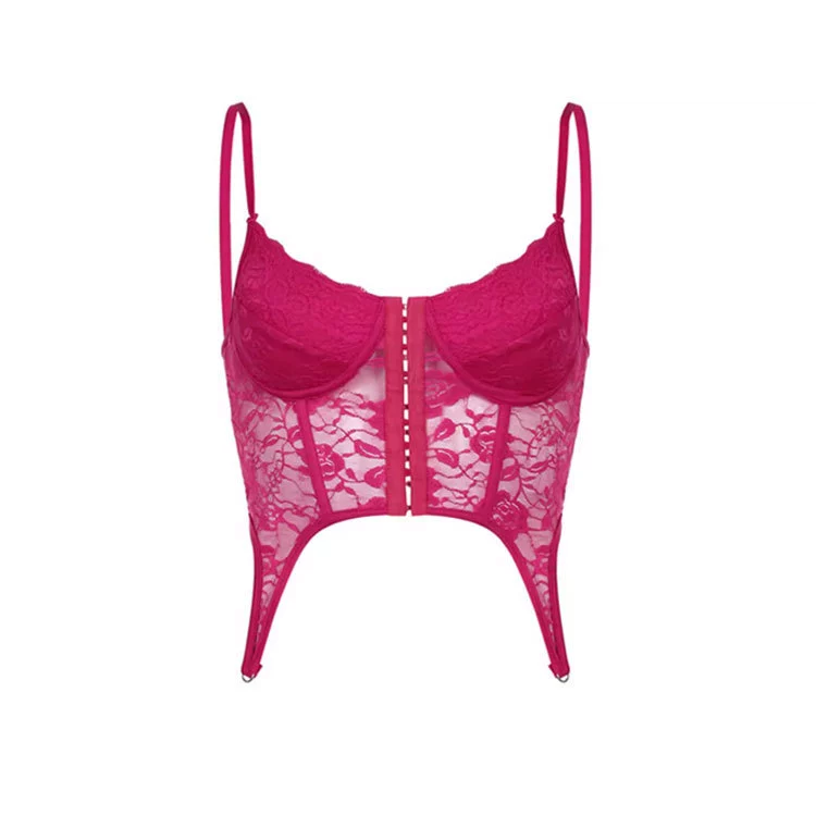 Сексуальные кружевные бюстгальтеры, жилетка, защитное Underwear из полиуретана, юбка, комплект, эффект утяжки, высокая талия, подчёркнение бёдер