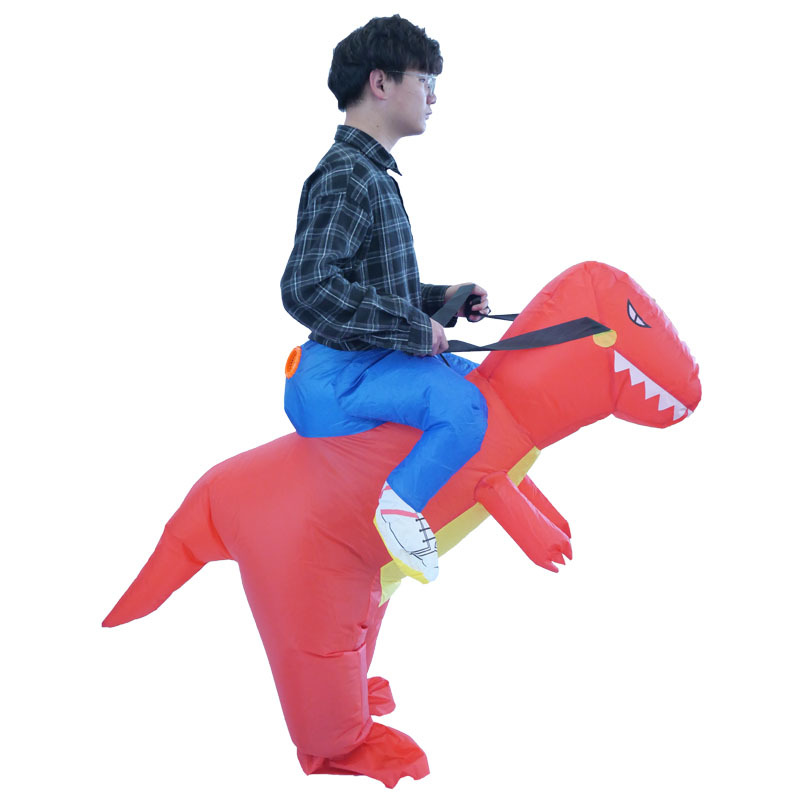 Cross-border nuevo Dragón corriendo ropa inflable Halloween maquillaje rendimiento apoyos muñeca divertida corriendo dragón ropa inflable