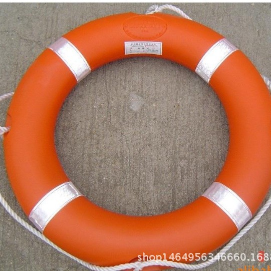 厂家直发HQ-5555型新标准船用救生圈 4.3公斤便携橡塑救生圈CCS