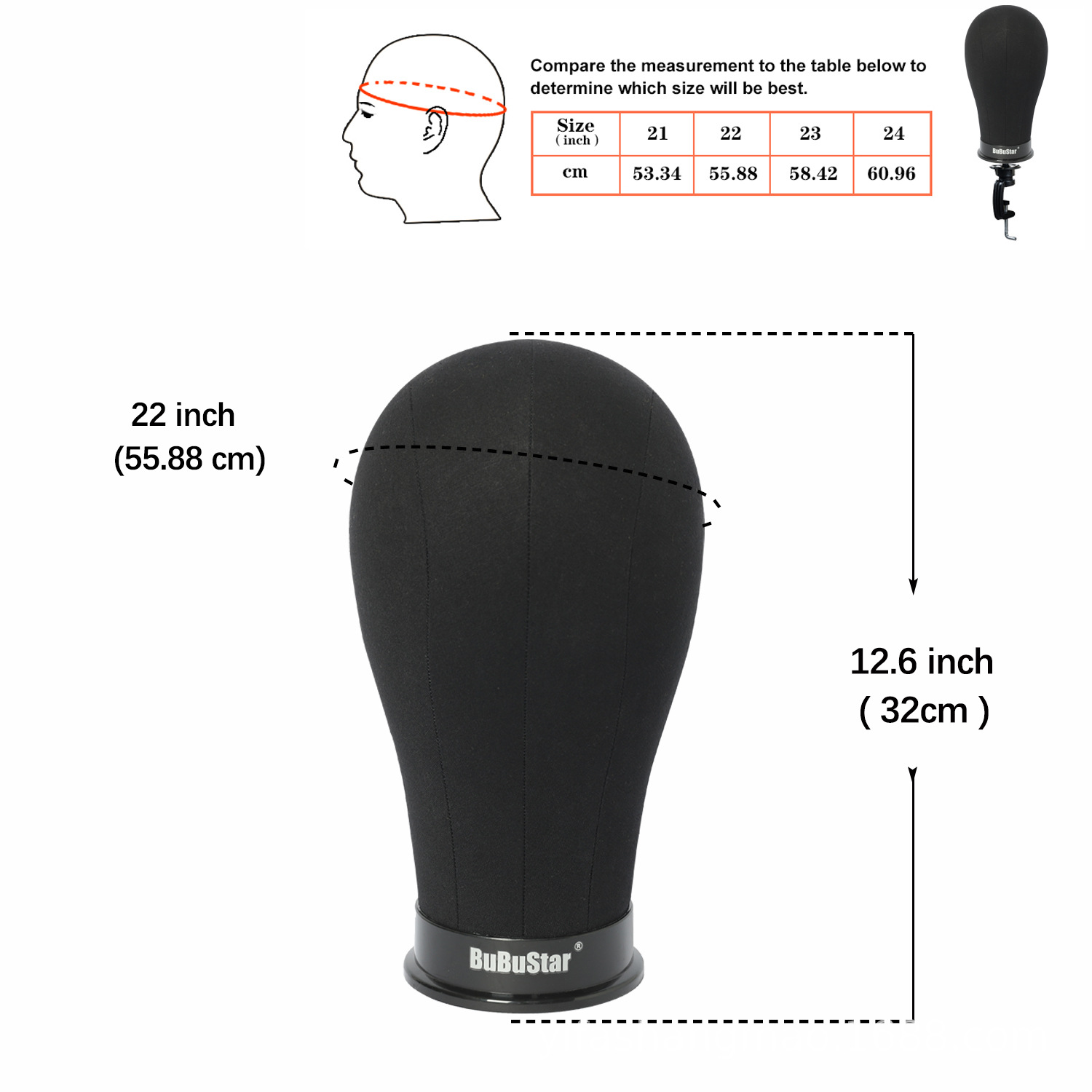 Colocar el cabello falso soporte lienzo cabeza molde cuidado falso modelo de modelado modelo de cabeza mesa de apoyo especial