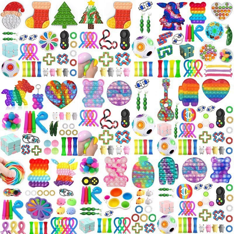 Набор антистрессовых игрушек Мраморный рельефный подарок Набор антистрессовых игрушек