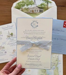 豪华经典浮雕婚礼请柬，活版印刷设计，适合优雅婚礼，中国制造，