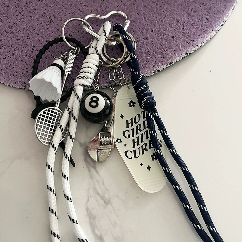 Брендовая нейлоновая клатч, подвеска пирон Handmade, тканый ремешок, для любимого