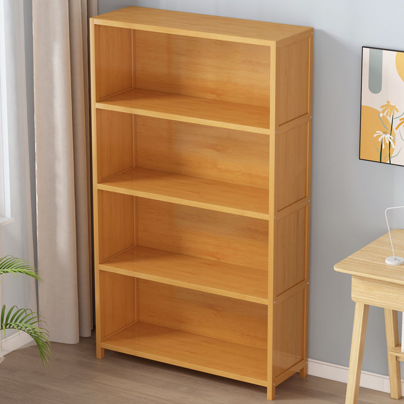 Salón de estar armario multicapa contra la pared estante de madera sólida simple gabinete de suelo cubierta de paneles suministros almacenamiento estante de almacenamiento